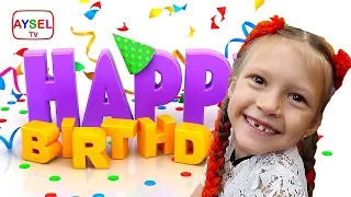 ДЕНЬ РОЖДЕНИЯ АЙСЕЛЬ Часть 1 Подарки Целый ДОМ ШАРОВ happy birthday ** Айсель и ребята