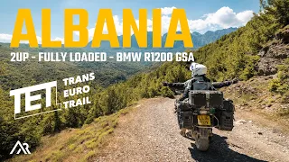 We rode the TRANS EURO TRAIL (TET) 2up and fully loaded in ALBANIA!! (plus the most EPIC hike ever)