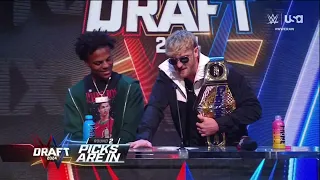 Logan Paul Reveals Second Round Selection in WWE Draft - WWE RAW 4/29/2024