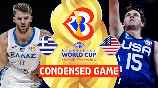 Greece 🇬🇷 vs USA 🇺🇸 | Full Game Highlights | FIBA Basketball World Cup 2023