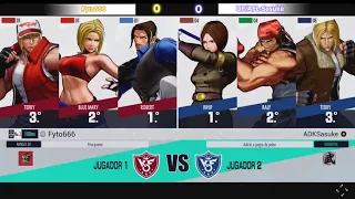 🔥KOF XV Online Match UF/AFL-Sasuke (Random Select) VS Fyto666 (Robert,Blue Mary,Terry)🔥