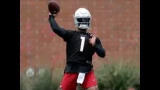 Kyler Murray hits field for first time with Cardinals