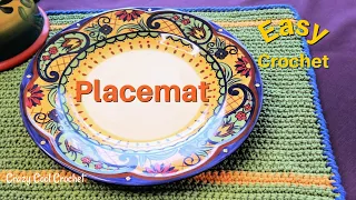 Crochet Placemat - Easy!