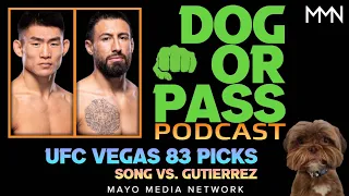 UFC Vegas 83 Picks, Bets, Props | Song vs Gutierrez Fight Previews, Predictions