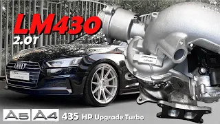 435 HP AUDI A5 B9 B8.5 2.0 TFSI with LM430 Upgrade Turbo Hybrid by Ladermanufaktur GmbH | STAGE 3