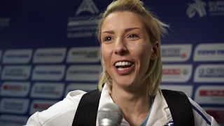 Paraskevi Papahristou (GRE) after winning Silver in the Triple Jump