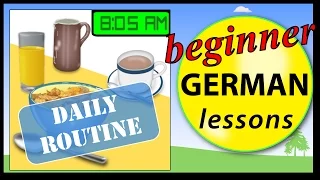 Daily routine in German | Beginner German Lessons for Children