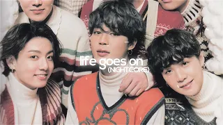 life goes on - bts (sped up/nightcore)