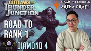 Premium Bombs, Premium Spells, Premium Curve | Diamond 4 | Road To Rank 1 | OTJ Draft | MTG Arena