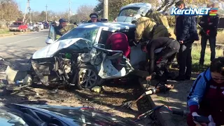 В Керчи произошла авария с пострадавшими