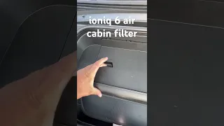 How to replace cabin air filter in Hyundai Ioniq 6
