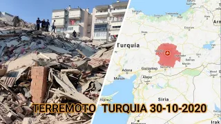 TERREMOTO DE TURQUIA 30 10 2020 RECOPILACION DE VIDEOS