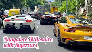 Bangalore Billionaires with all there Supercars together!! #supercar