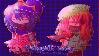 “Labyrinth” meme // Ft. Mrs Afton/Ballora // FNaF Gacha Meme - TWEENING // [💙]