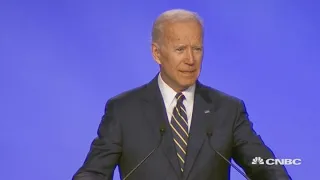 Biden at IBEW: I just want you to know, I had permission to hug Lonnie