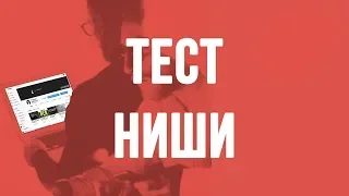 ТЕСТ НИШИ В ЯНДЕКС ДИРЕКТ