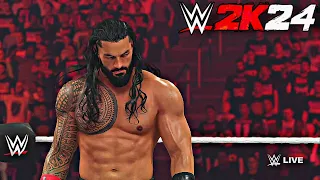 Roman reigns | The Undertaker | Entrance | WWE 2K24 Gameplay 😈