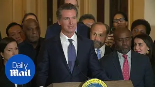 California governor signs executive order stopping death penalty