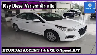HYUNDAI ACCENT 1.4 GL 6 Speed A/T | Specs & Price Philippines this 2022.