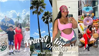 TRAVEL VLOG | ORLANDO FLORIDA FAMILY VACAY • UNIVERSAL STUDIOS • AQUATICA | Gina Jyneen VLOGS