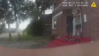 Jacksonville officer parks in woman's driveway to check his email, she asked him to leave, ended up