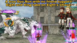 DFFOO Global: A True Duo Run with no support! Class Zero's Eight and King take on Eight's Chaos!