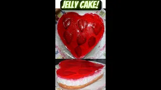 Strawberry Jelly Cake | Shorts | Jelly | Birthday | Festive Cake | Cake for all occasions