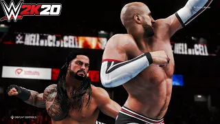 WWE 2K20 Roman Reigns VS. Cesaro | No Holds Barred | Universal Championship