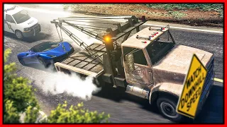 GTA 5 RP - TOW TRUCK STEALING PLAYERS SUPERCARS