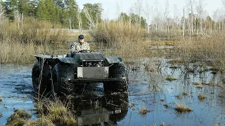 Первый заплыв на каракате ЗИС-5 (пробуем аппарат на воде)