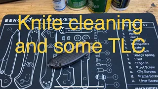 Benchmade Griptilian Knife cleaning and TLC