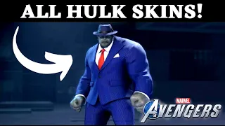 Hulk Skins Avengers Game - ALL Legendary Outfits & Costumes 💪🥇