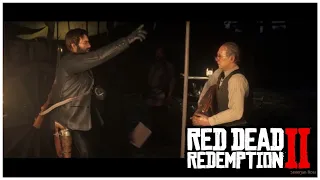 The Reason why Arthur kicked Strauss out of camp | Red Dead Redemption 2