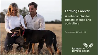 Farming Forever: A national plan for climate change and agriculture