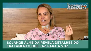 Solange Almeida fala sobre polêmicas e saúde da voz | Domingo Espetacular