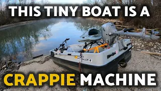 Crappie Fishing Machine - Tiny Boat Setup