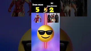 Iron man 🆚DC superheroes ❓❓ #shortsvideo #shortsfeed #ironspiderman #captainamerica #viralvideo