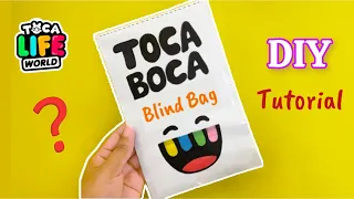 ASMR | Toca Boca Blind Bag #blindbag #asmr #sanrio #satisfying #diy #craft #papercraft #tiktok