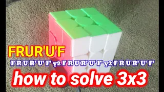 how to solve 3x3 puzzle cube 2024//cube