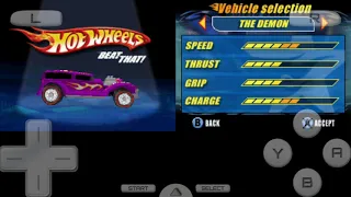 Hotwheels Beat That(Nintendo DS Version) all cars in game