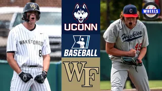 UConn vs Wake Forest (AMAZING GAME!) | Regionals Opening Round | 2022 College Baseball Highlights