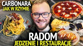 RADOM: JEDZENIE w RADOMIU - carbonara jak w Rzymie, sernik i śniadanie na wypasie [RESTAURACJE 2023]