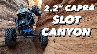 Axial Capra 4WS Slot Canyon Crawling!