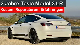 2 Jahre Tesla Model 3: Kosten, Reparaturen & alle Details