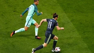 Ronaldo Vs Bale Crazy Skills & Speed Show ●National Teams |HD|