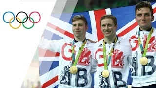 Team GB wins third consecutive gold in Men's Cycling Track Team Sprint