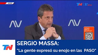 SERGIO MASSA I "Milei y Bullrich son exactamente lo mismo"