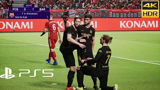 PES 2022 - Bayern Munich vs Barcelona - PS5 Gameplay 4K HDR 60FPS #05