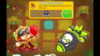 BTD6 Bloon Master Populous Achievement  [1 Billion DMG with BMA] + [Small Bloons]