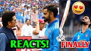 Virat Kohli 49th Century RECORDS & Sachin Tendulkar Reacts 😍🔥| Virat Kohli India World Cup 2023